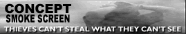 Smoke Screen - thieves can't steel  what they can't see